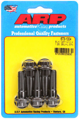 Bilde av M10 x 1.25 x 35 12pt black oxide bolts