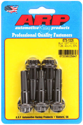 Bilde av M10 x 1.25 x 40 12pt black oxide bolts