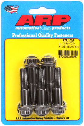 Bilde av M10 x 1.25 x 45 12pt black oxide bolts