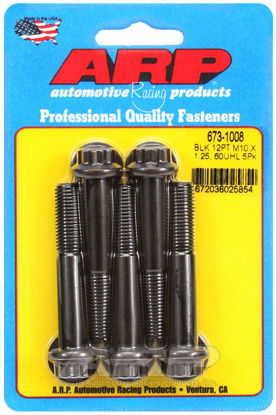 Bilde av M10 x 1.25 x 60  12pt black oxide bolts