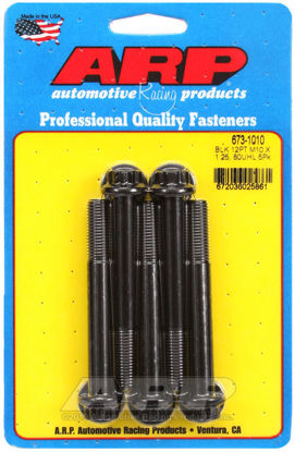 Bilde av M10 x 1.25 x 80 12pt black oxide bolts