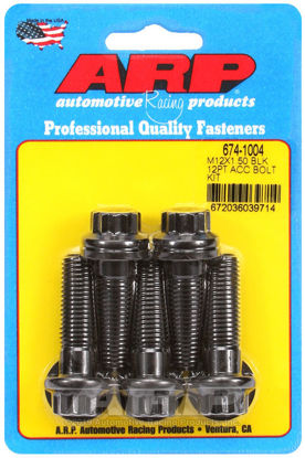 Bilde av M12 x 1.50 x 40 12pt black oxide bolts