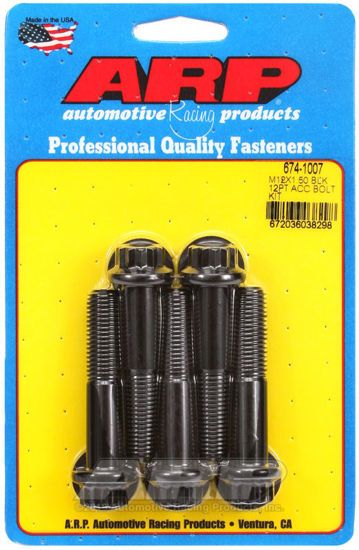 Bilde av M12 x 1.50 x 60 12pt black oxide bolts