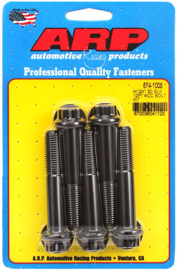 Bilde av M12 x 1.50 x 70 12pt black oxide bolts