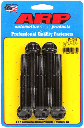 Bilde av M12 x 1.50 x 80 12pt black oxide bolts