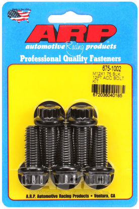 Bilde av M12 x 1.75 x 30 12pt black oxide bolts