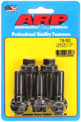 Bilde av 1/2-20 x 1.500 hex black oxide bolts