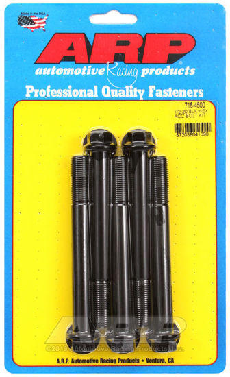 Bilde av 1/2-20 x 4.500 hex black oxide bolts