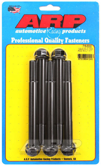 Bilde av 1/2-20 x 5.000 hex black oxide bolts