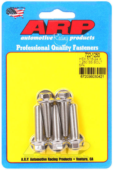 Bilde av 5/16-24 x 1.250 hex SS bolts