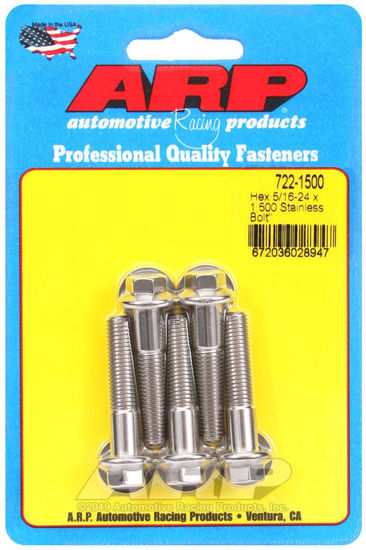 Bilde av 5/16-24 x 1.500 hex SS bolts