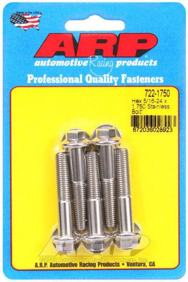 Bilde av 5/16-24 x 1.750 hex SS bolts