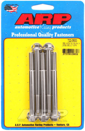 Bilde av 5/16-24 x 3.500 hex SS bolts