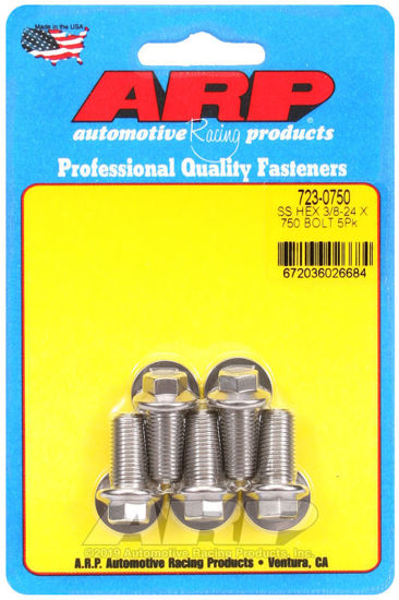 Bilde av 3/8-24 x .750 hex SS bolts