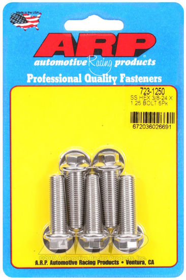 Bilde av 3/8-24 x 1.250 hex SS bolts