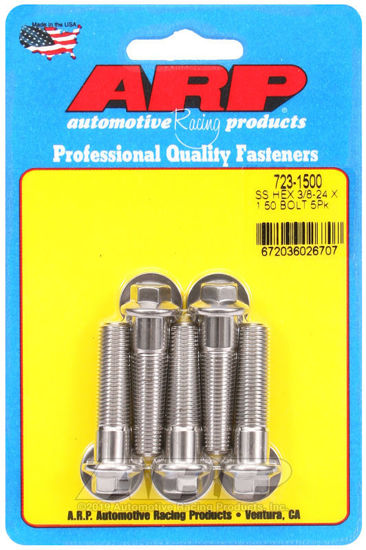 Bilde av 3/8-24 x 1.500 hex SS bolts