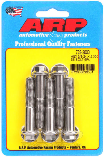 Bilde av 3/8-24 x 2.000 hex SS bolts