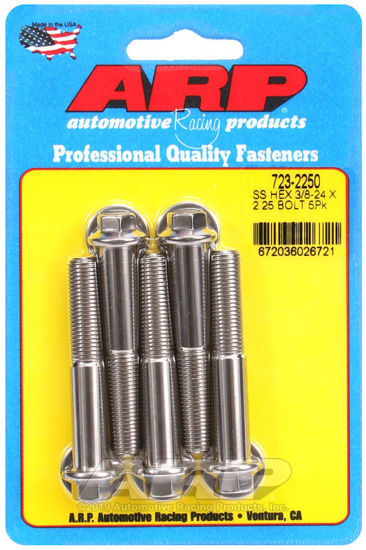 Bilde av 3/8-24 x 2.250 hex SS bolts