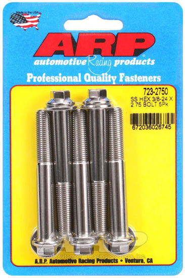 Bilde av 3/8-24 x 2.750 hex SS bolts