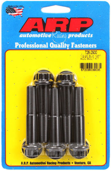 Bilde av 1/2-20 x 2.500 12pt black oxide bolts