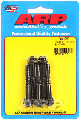 Bilde av 1/4-28 x 1.750 12pt black oxide bolts