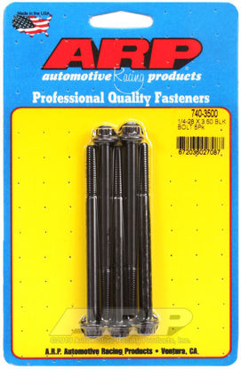 Bilde av 1/4-28 x 3.500 12pt black oxide bolts