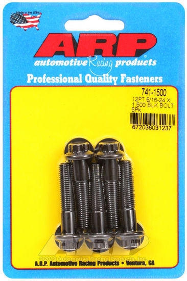 Bilde av 5/16-24 x 1.500 12pt black oxide bolts