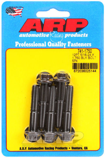 Bilde av 5/16-24 x 1.750 12pt black oxide bolts