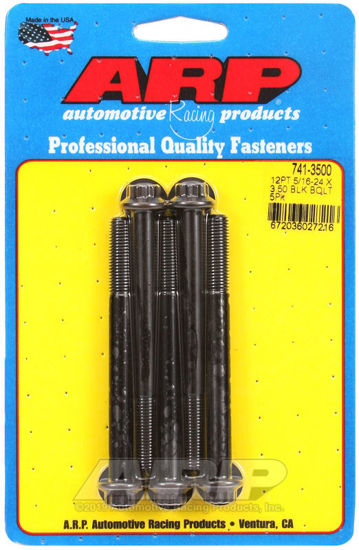 Bilde av 5/16-24 x 3.500 12pt black oxide bolts