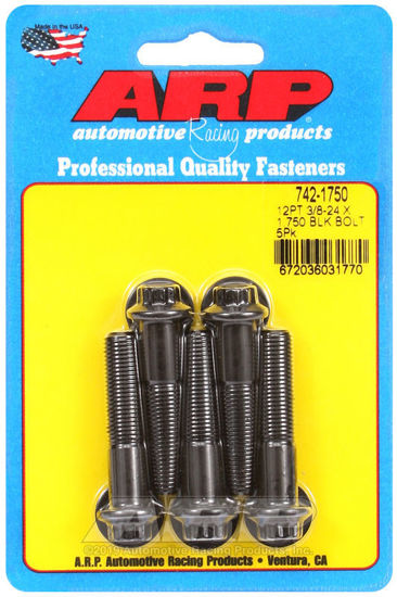 Bilde av 3/8-24 x 1.750 12pt black oxide bolts