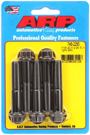 Bilde av 7/16-20 x 2.250 12pt black oxide bolts