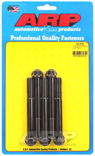 Bilde av 7/16-20 x 3.750 12pt black oxide bolts