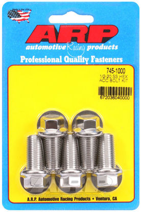 Bilde av 1/2-20 x 1.000 hex SS bolts
