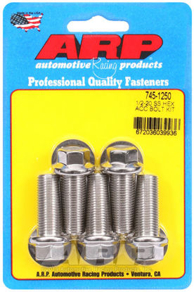 Bilde av 1/2-20 x 1.250 hex SS bolts