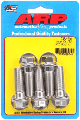 Bilde av 1/2-20 x 1.500 hex SS bolts
