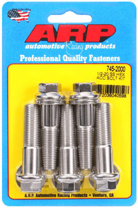 Bilde av 1/2-20 x 2.000 hex SS bolts