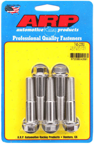 Bilde av 1/2-20 x 2.250 hex SS bolts