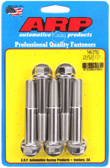 Bilde av 1/2-20 x 2.750 hex SS bolts