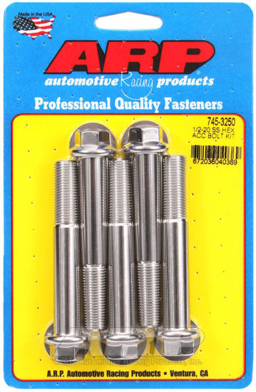 Bilde av 1/2-20 x 3.250 hex SS bolts