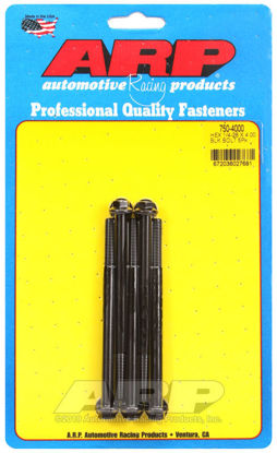 Bilde av 1/4-28 x 4.000 hex black oxide bolts