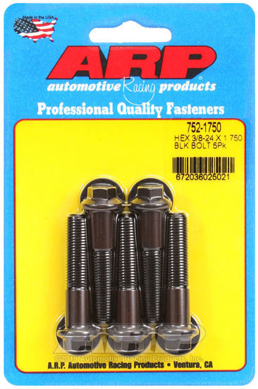 Bilde av 3/8-24 x 1.750 hex black oxide bolts