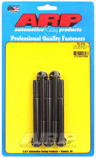 Bilde av 3/8-24 x 3.750 hex black oxide bolts