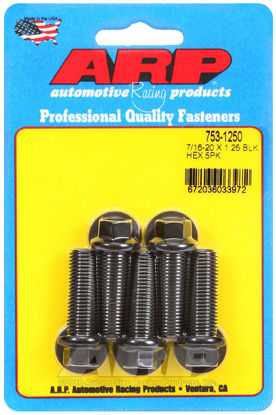 Bilde av 7/16-20 x 1.250 hex black oxide bolts