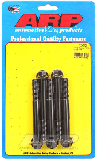 Bilde av 7/16-20 x 3.750 hex black oxide bolts