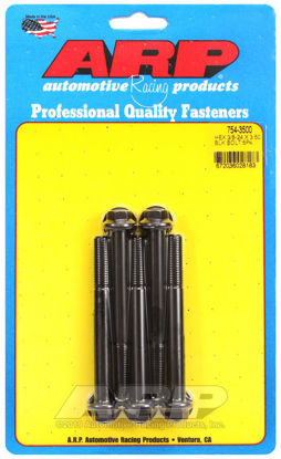 Bilde av 3/8-24 x 3.500 hex 7/16 wrenching black oxide bolts