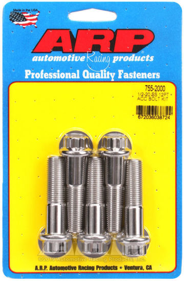 Bilde av 1/2-20 x 2000 12pt SS bolts