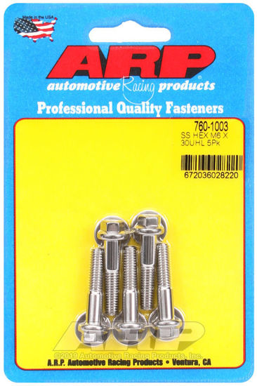 Bilde av M6 x 1.00 x 30 hex SS bolts