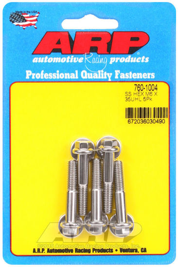 Bilde av M6 x 1.00 x 35 hex SS bolts