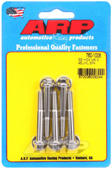 Bilde av M6 x 1.00 x 45 hex SS bolts