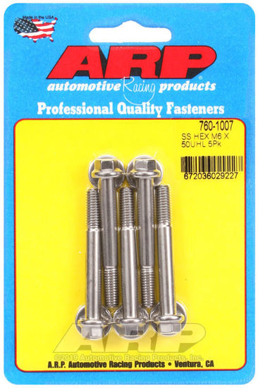 Bilde av M6 x 1.00 x 50 hex SS bolts